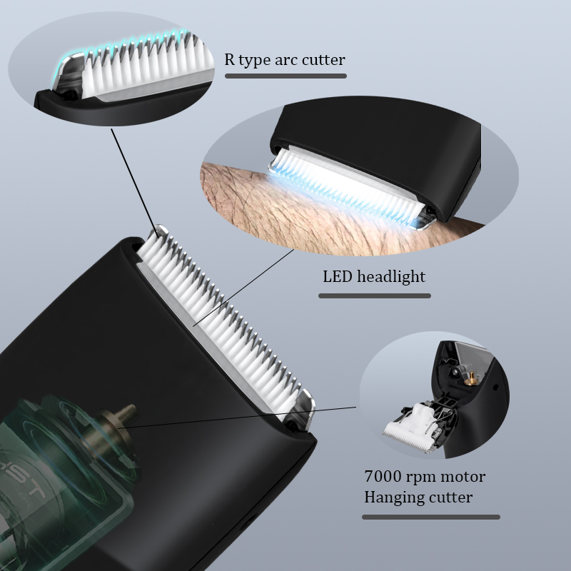 Electric Body Trimmer for Safe and Smooth Groin Grooming