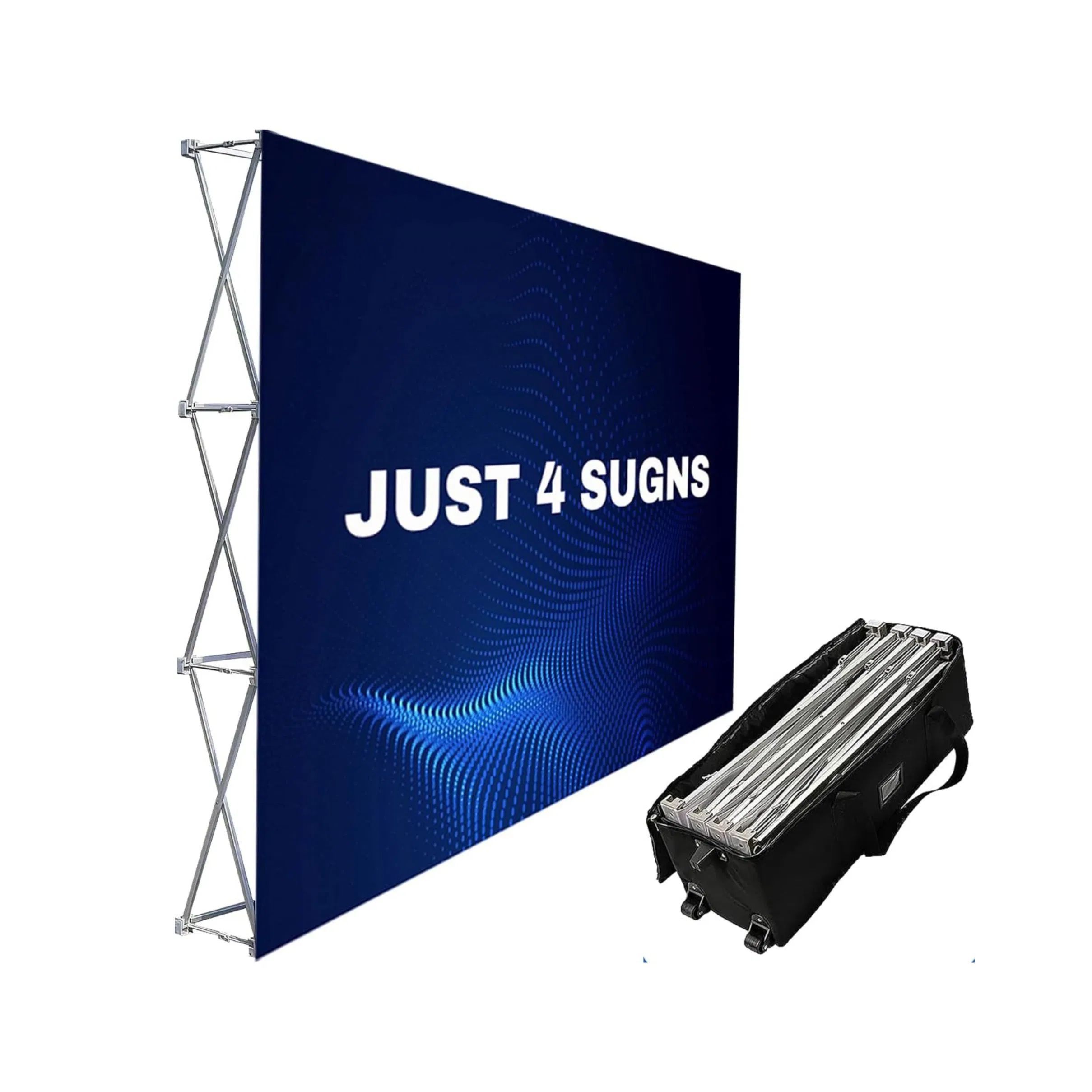Aozhan Tension Aluminum Fabric Exhibition Advertising Wall Trade Show Pop up Backdrop Banner Display Stand