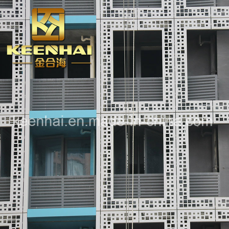 Building Material Aluminum Perforated Wall Cladding Panel Decoration Facade
