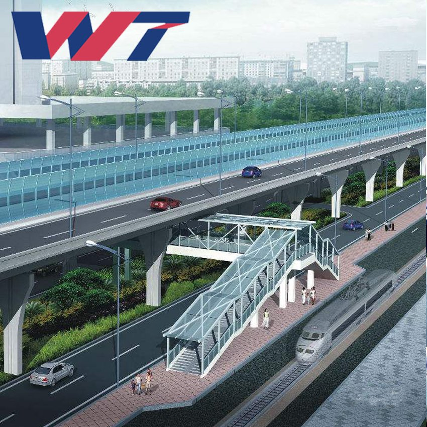 High Capacity Crossover Pedestrian Bridge