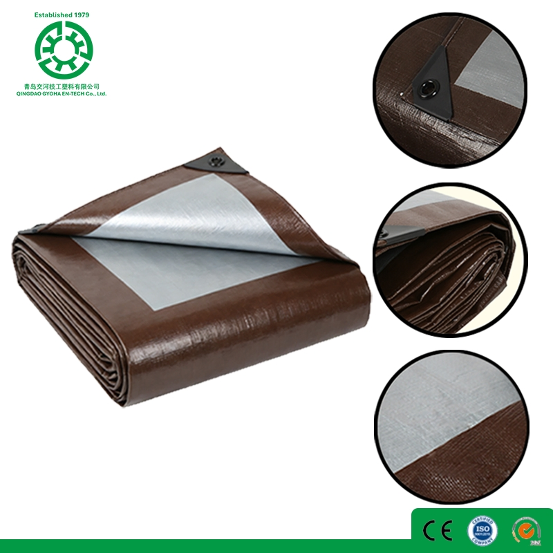 Strong Silver Tarpaulin PE Sheet 80GSM, Available in 12'*20'