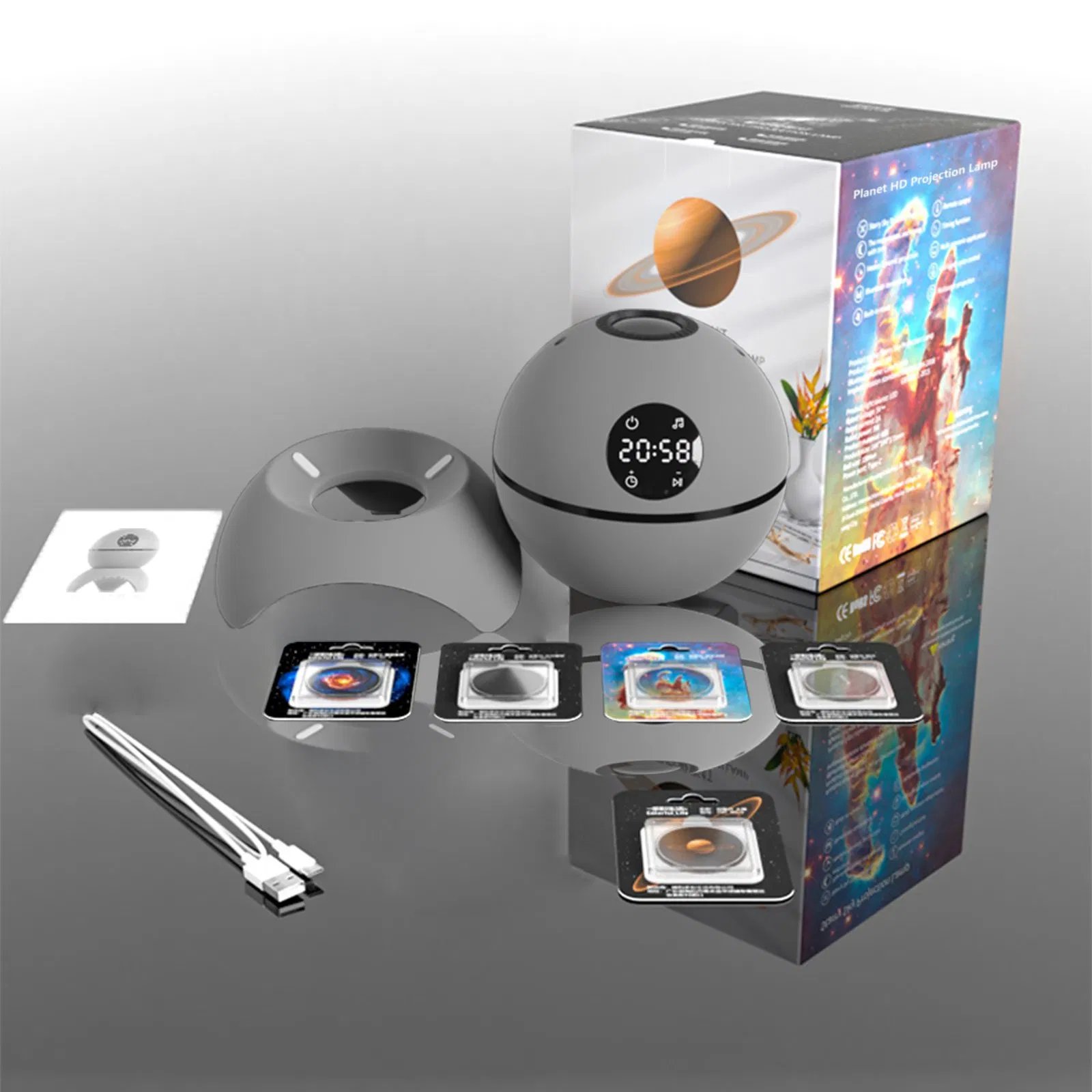 Проектор 185 Planet HD, беспроводной, для кемпинга