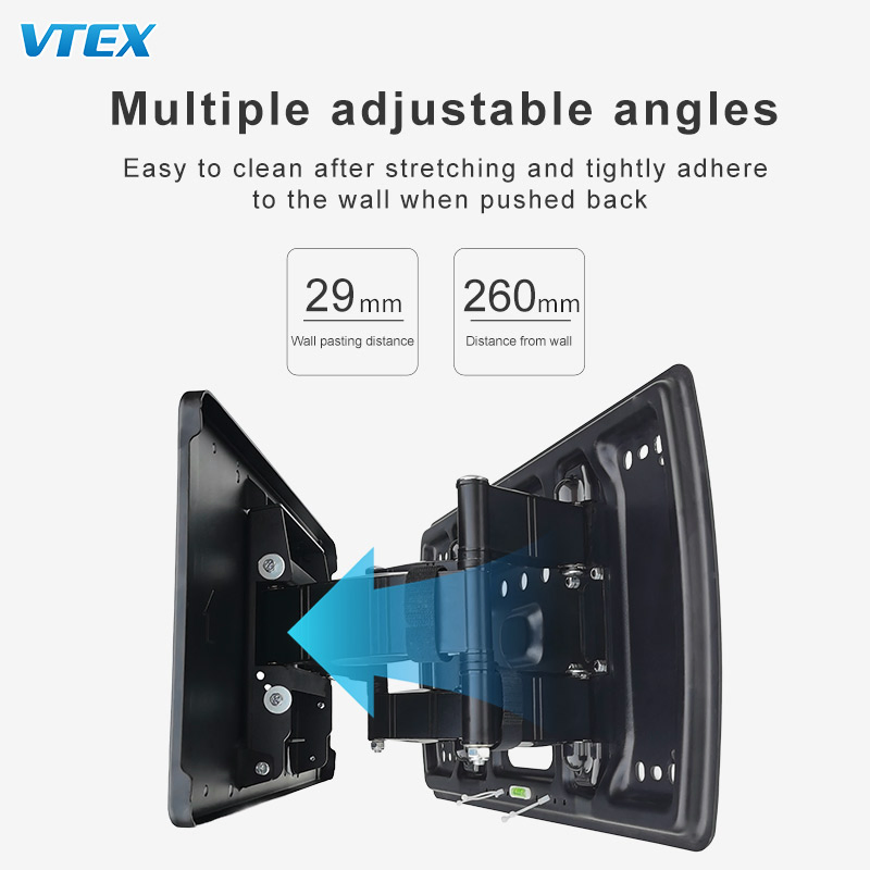 Кронштейн для ТВ Vtex 100кг, 75-100 дюймов, полный наклон