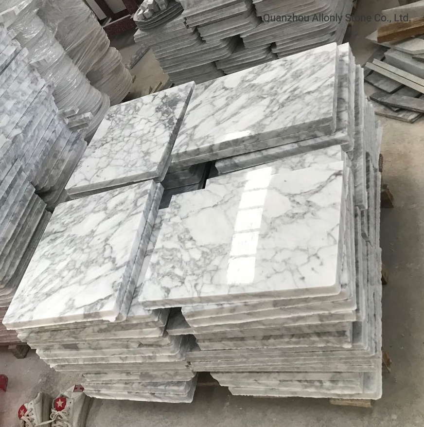 China Hall Natural Stone Slab Calacatta/Arabescato White/Black/Beige/Grey Marble for Bathroom and Kitchen Wall /Floor Tile/Countertop/Mosaic/Stair Design
