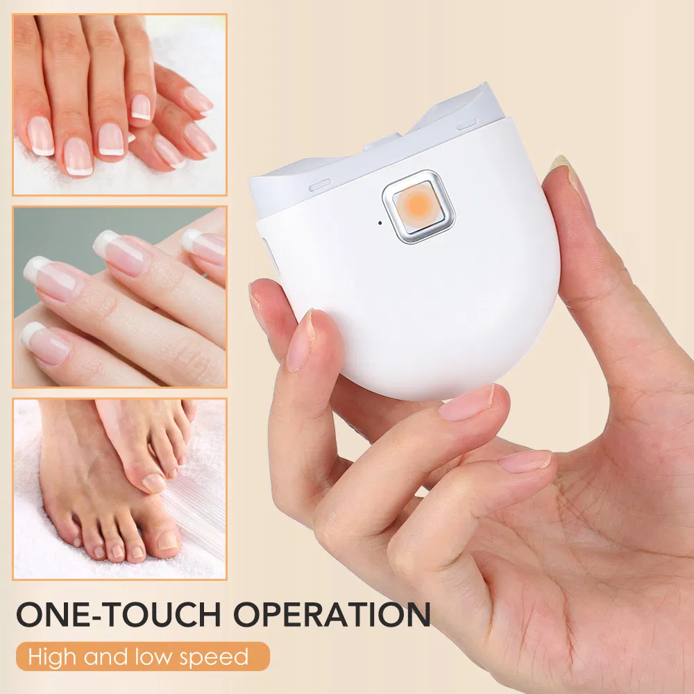 Rechargeable Automatic Easy Electric Nail Clipper Kids Baby Toe Finger Manicure Trimmer Cutter with Light
