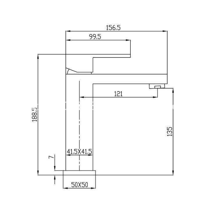 Bathroom High Quality Single Level Basin Mixer
