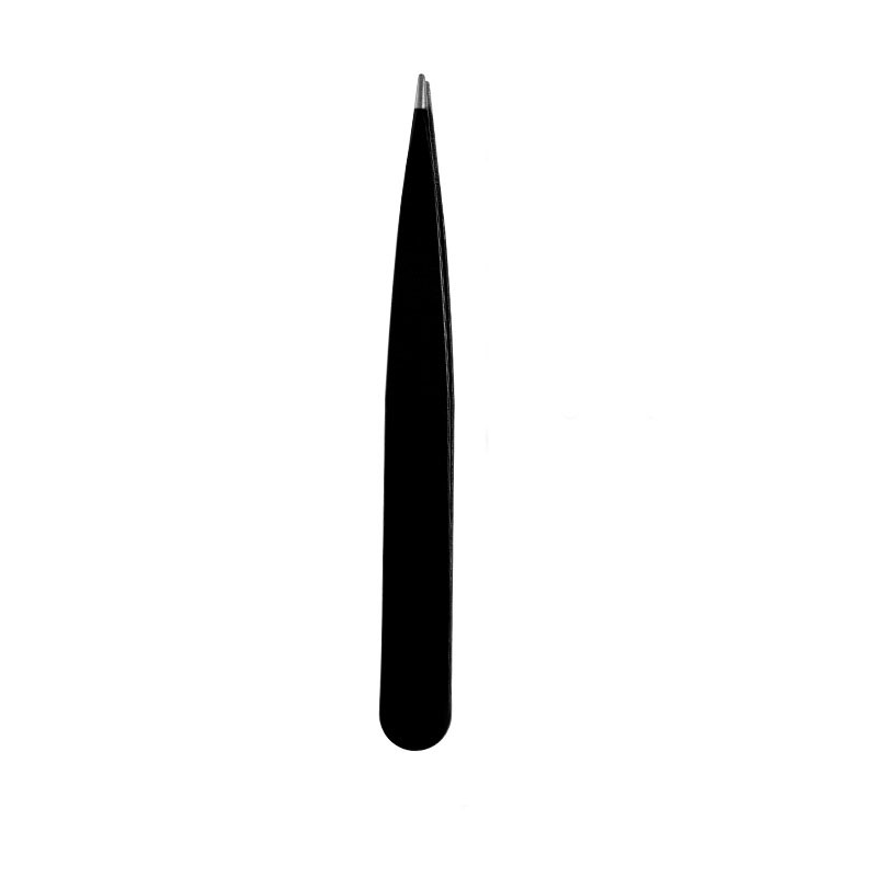Precision Black Multi-Functional Tweezers Set for Makeup Tasks