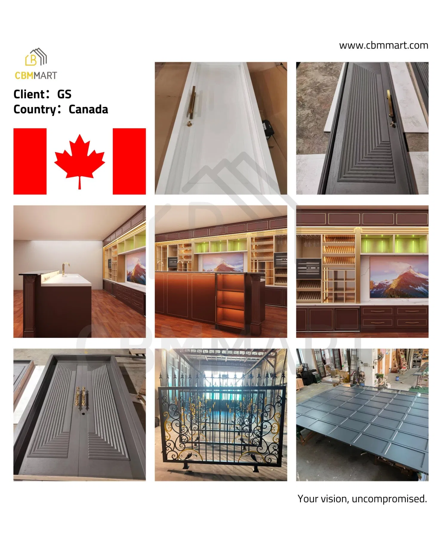 Cbmmart Cheap Price Entrance Teak Solid Wood Room Tempered Glass Door Panel Malaysia Oak Design with Hinge Handle Lock