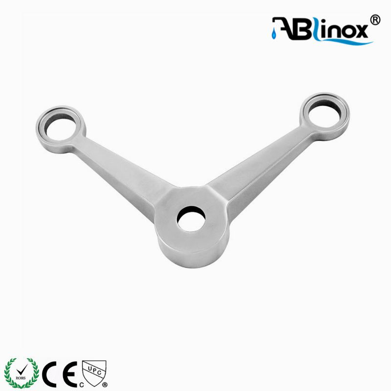 Stainless Steel Glass Spider Spigot Wall Mount Glass Hardware