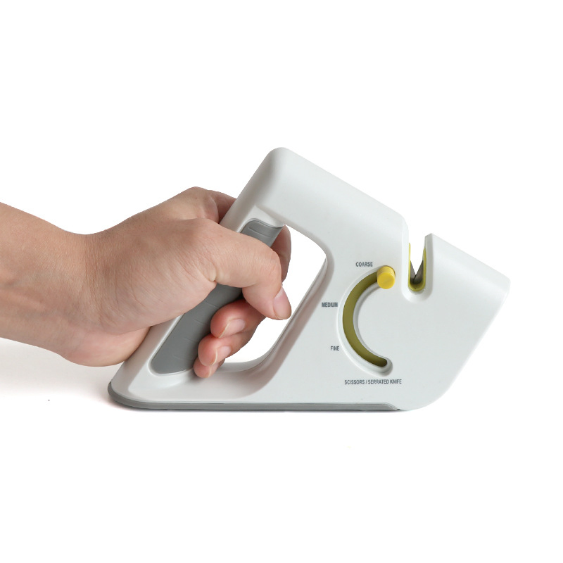 Handheld 4-in-1 Kitchen Sharpener with Anti-Slip Base for Fruit and Vegetables Ez30294