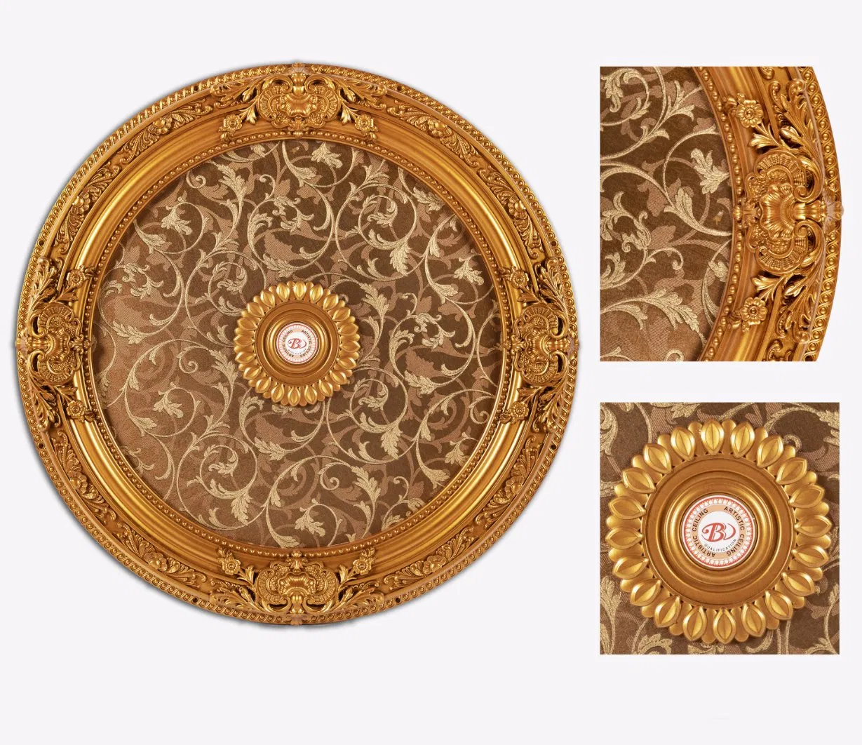 Famous and Elegant Ceiling Medallion for Sitting Room Easy to Install