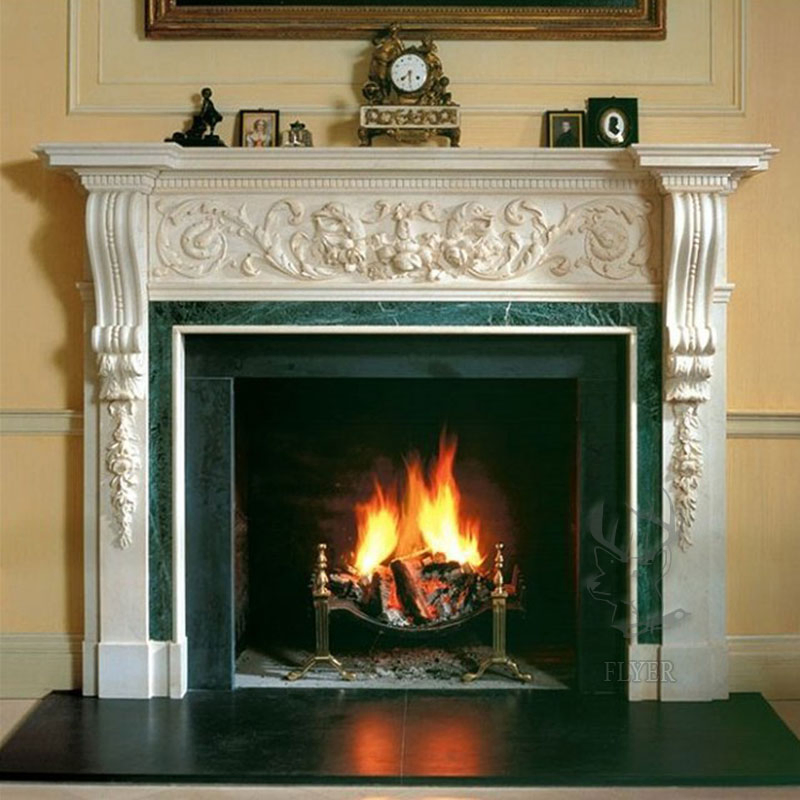 Modern Design Marble Fireplace High Quality French Marble Fireplace Mantel