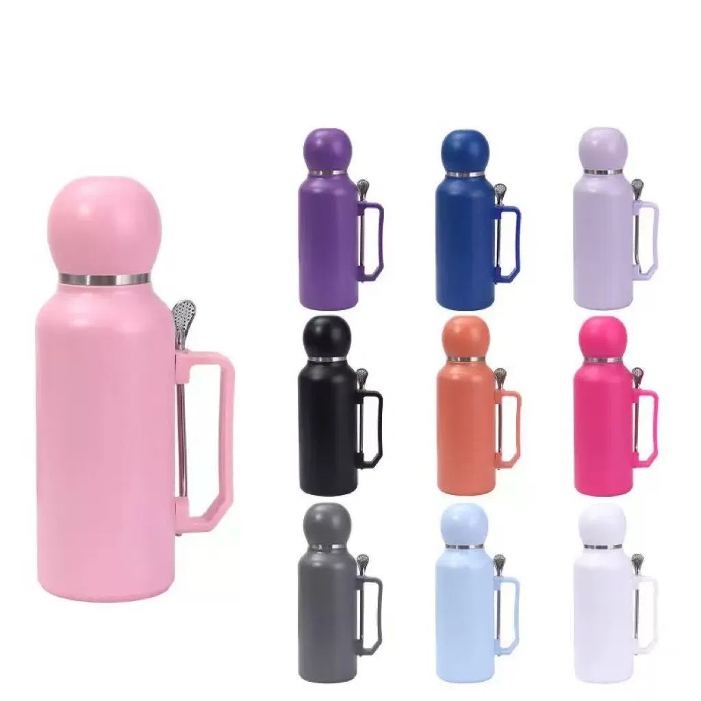 Термобутылка для мате из нержавеющей стали с трубочкой