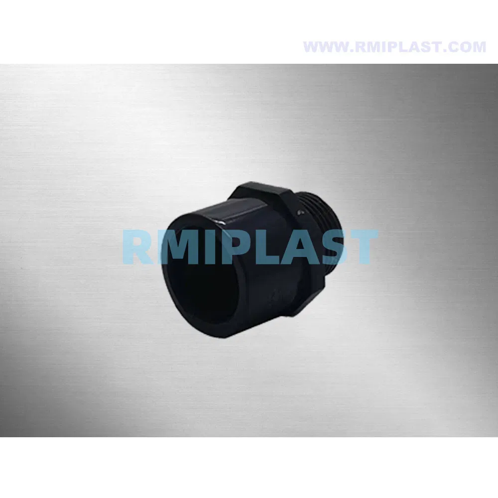 UPVC Male Adaptor of ASTM Sch80 Plastic Fitting PVC Pipe Fittings Male Thread Coupling Reduced Coupler for Industrial