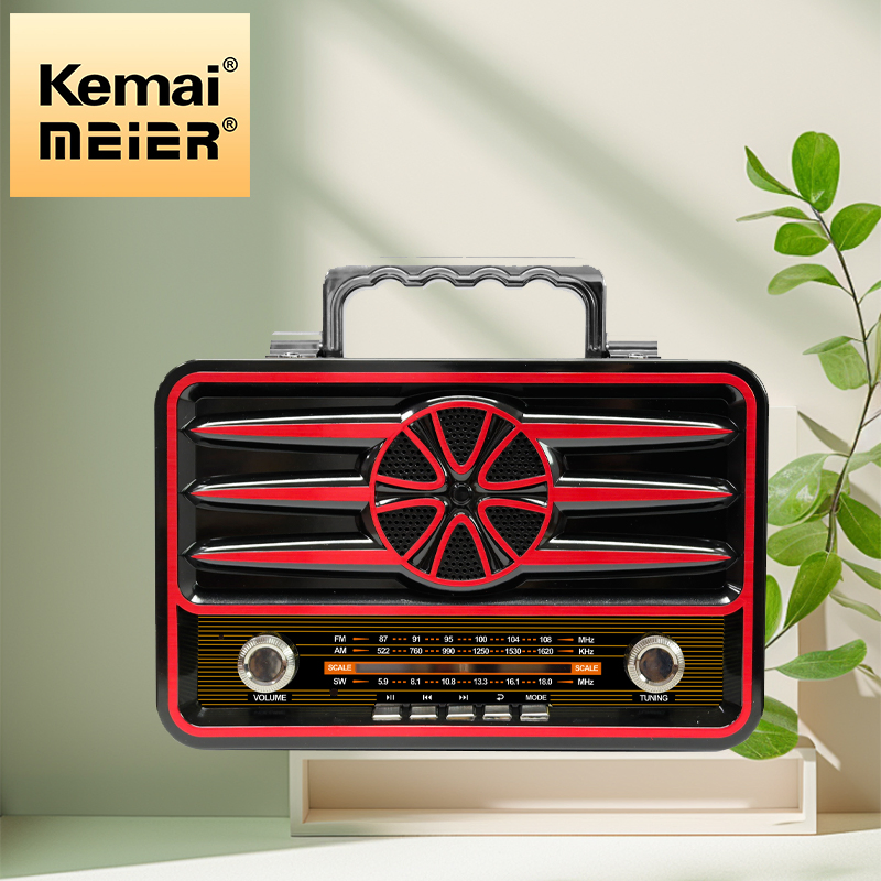 Portable Solar Panel Handheld Mini Wireless Speaker Digital High Sound Quality FM Radio