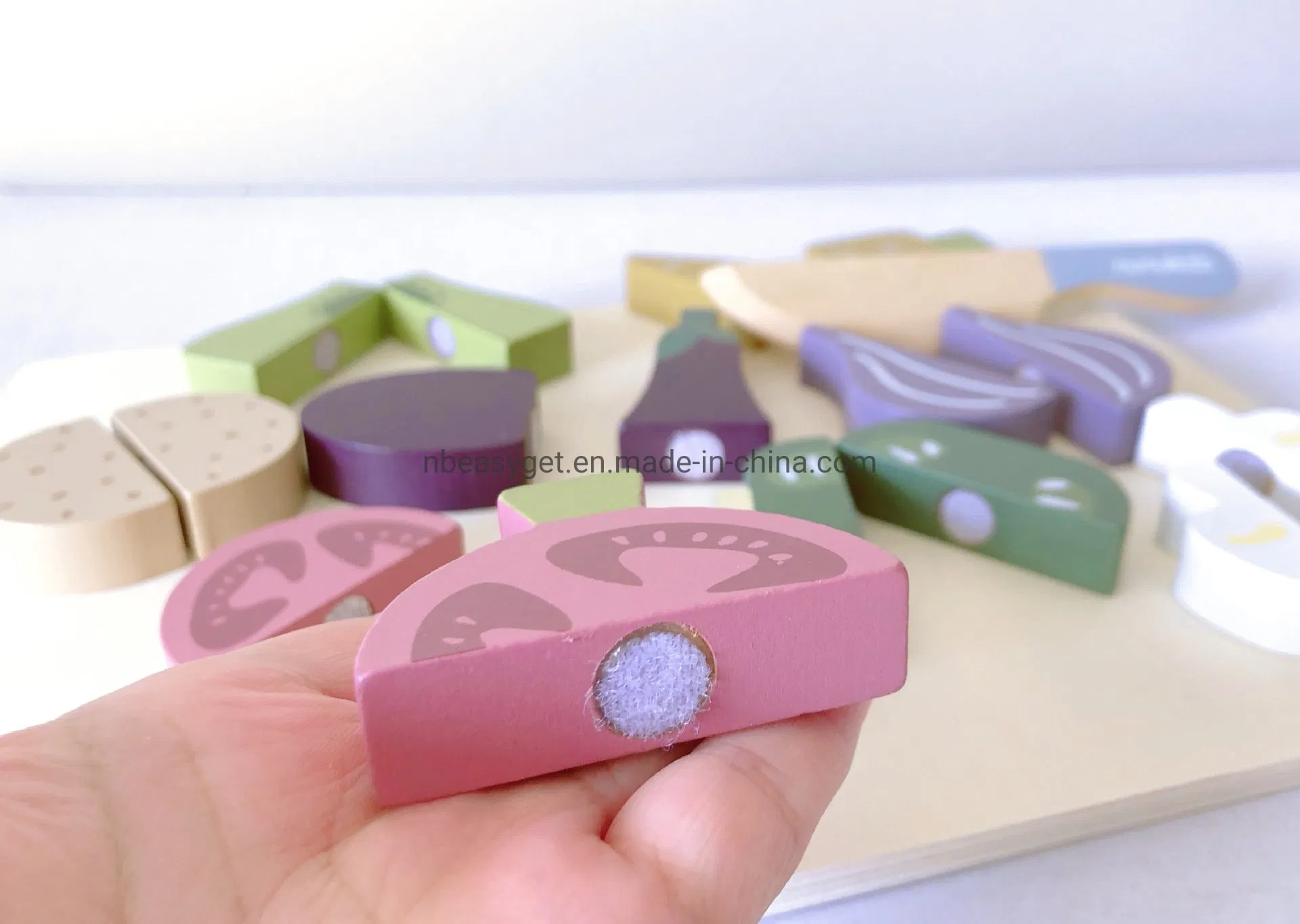 Kids Wooden Jigsaw Puzzle Toy &amp; Magnetic Cutting Vegetables Set Ideal Puzzle Toys Wooden Maze Ball Game Flat Magic Cube Unlock Puzzles Esg17552