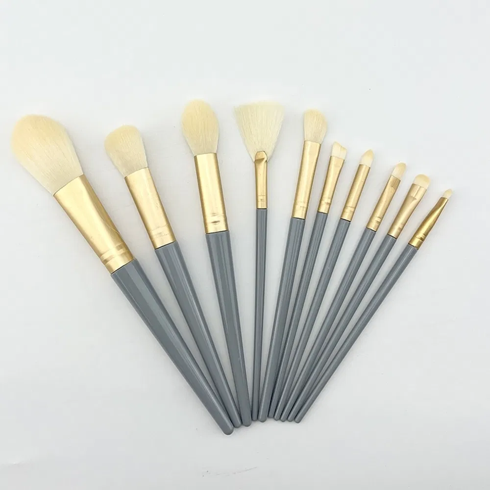 Pink Cosmetic Brush Set Suppliers Ergonomic Handle Seamless Makeup Brushes