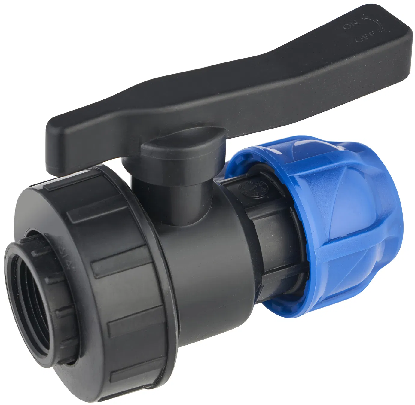 Drip Irrigation Ball Valve High Quality PP Plastic China Flange Water Equal Forged BSPT Green Pn16 Hexagon ISO9001