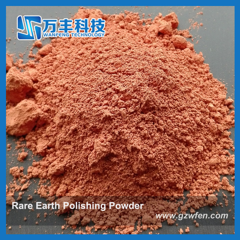 Полировальный порошок редкоземельный красный D50 0.6 мкм