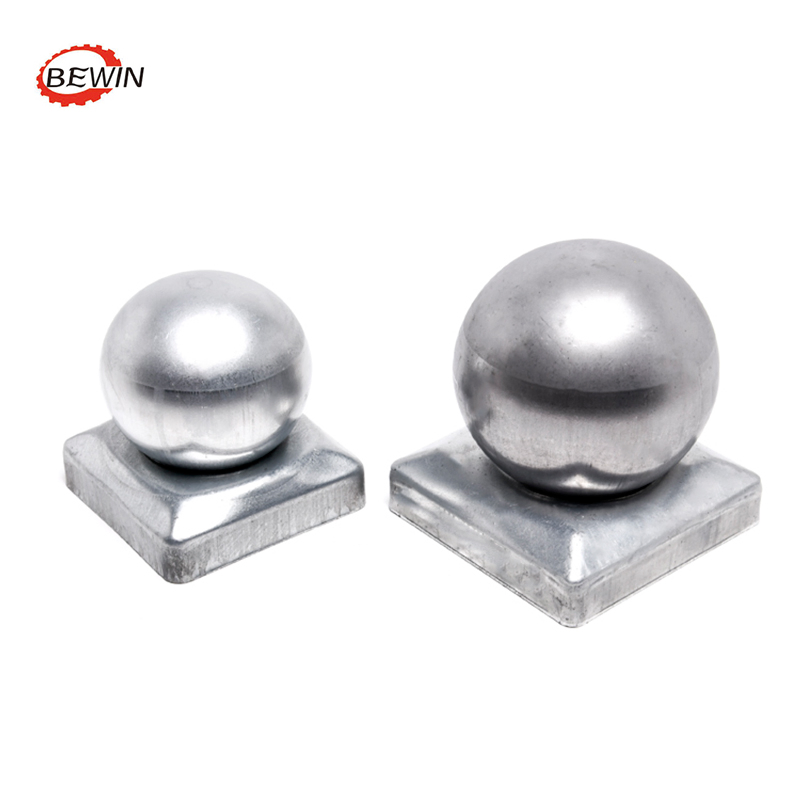 20X20mm Round Metal Aluminum Fence Ball Post End Caps