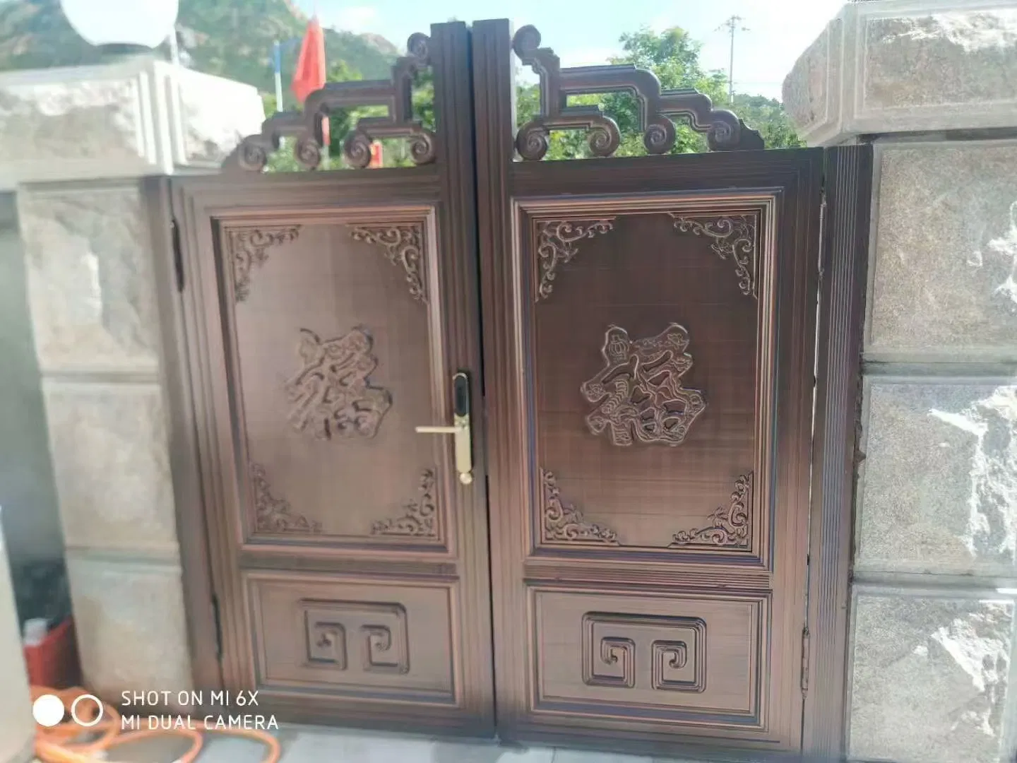 Metal Window Aluminum Alloy Aluminum Art Household Entrance Door