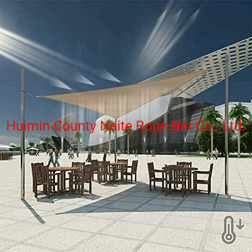 Customized LDPE Coated HDPE Sun Shade Sail Awning Fabric Cloth Screen Fence UV Block Commercial Grade for Privacy Backyard Camp Playground