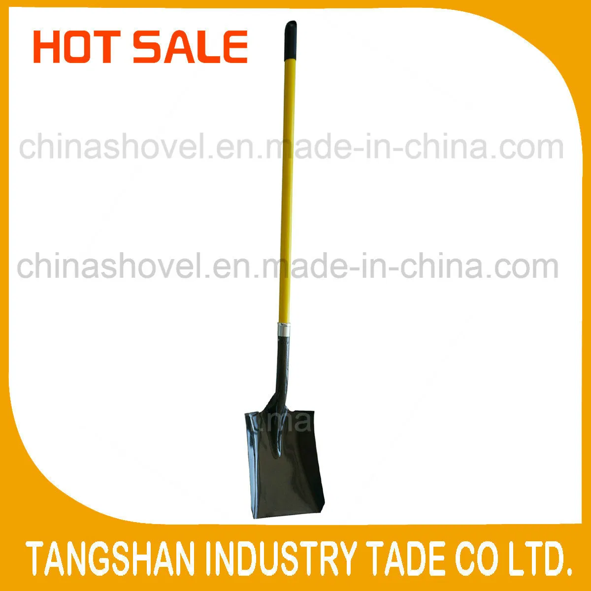 Hot Sale Long Fiberglass Handle Steel Shovel Spade Farm Tools Hand Tools Garden Tool