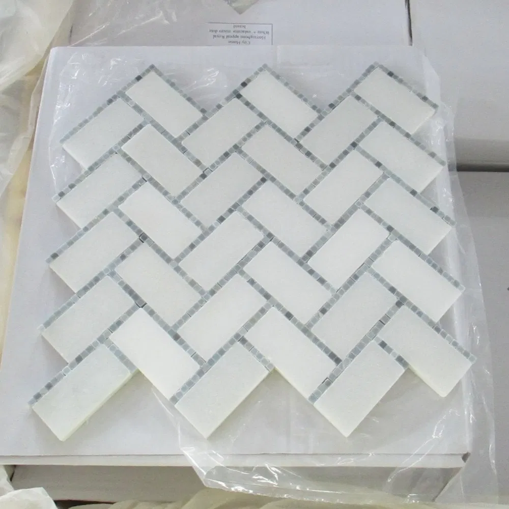 White Mosaic Marble mosaic Bothroom Decoration Mosaic