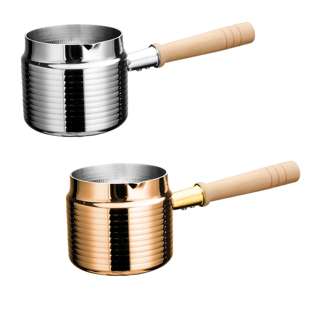 OEM Factory 3 Ply Stainless Steel One Handed Induction Ready Milk Pot