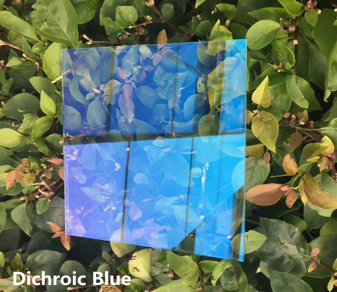 Vibrant 5mm and 6mm Dichroic Decorative Glass for Windows