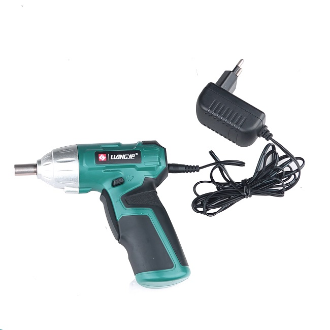 Liangye Electric Power Tool 4V Lithium Rechargeable Battery Powered Cordless Screwdriver