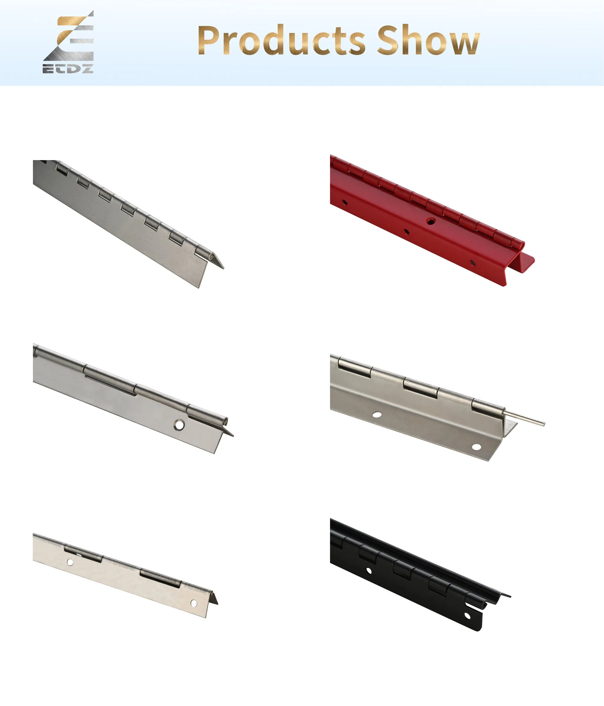 Stainless Steel, Brass, Aluminum Door Hinge OEM Long Piano Hinge BS-124