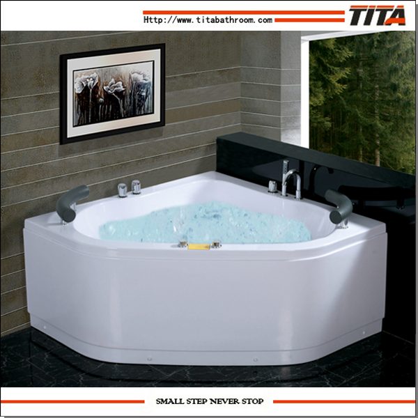 Угловая ванна Tmb043 со встроенным сиденьем