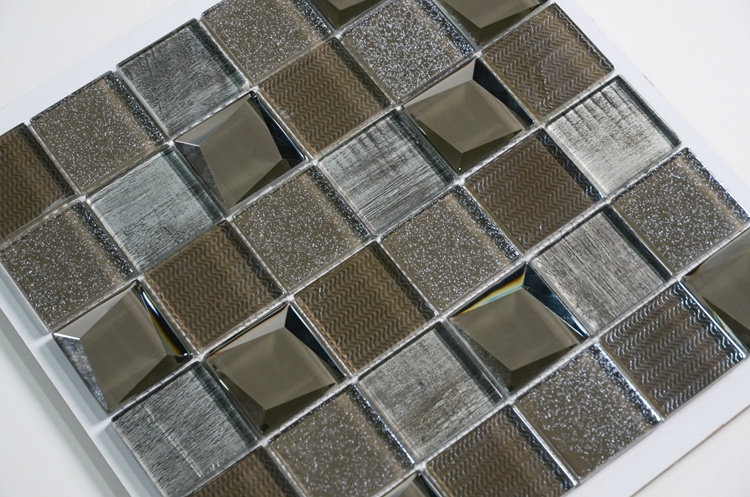 Зеркальная мозаика для декора стен, 48x48 мм