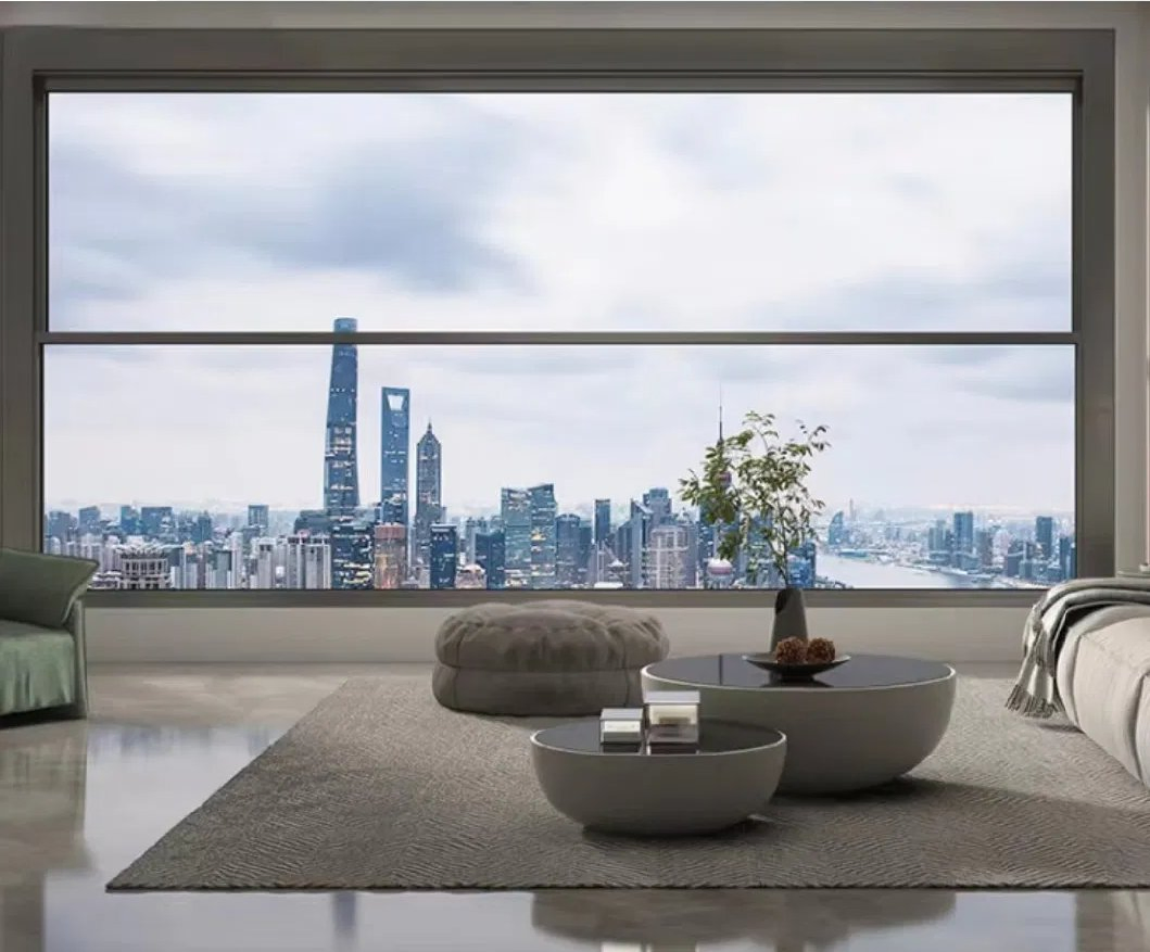 Door Window Hardware Heat Insulation Anti Noisy Window Aluminium Windows Double Glazed Sliding Window