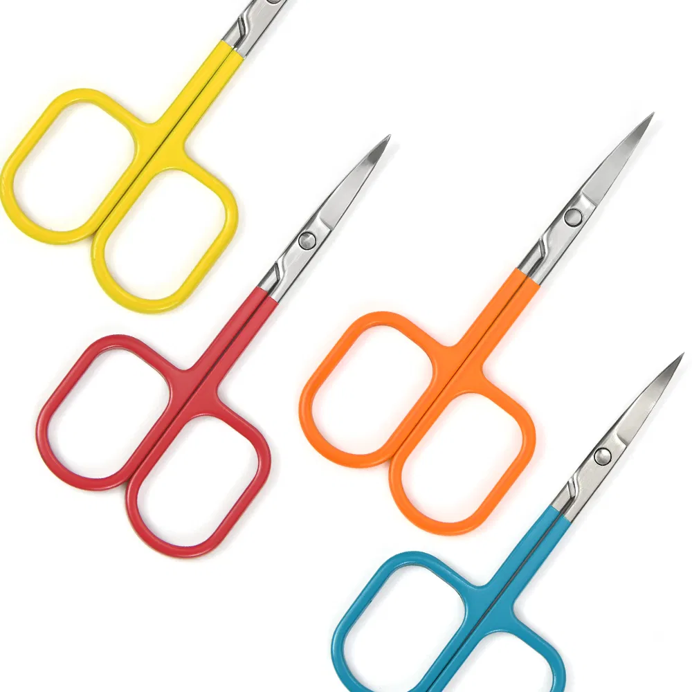Wholesale Stainless Steel Beauty Eyebrow Cosmetic Makeup Eyelash Nose Hair School Tailor Surgical Scissors
