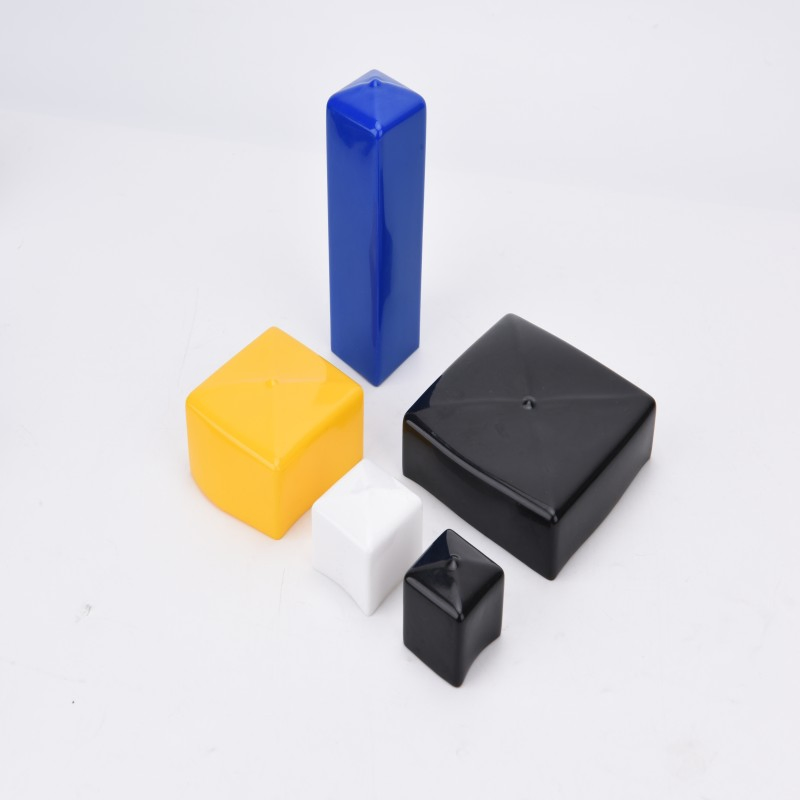2 Inch Square Tube Plastic End Caps Vinyl Square Tubing End Caps Plastic Caps for Square Tubing