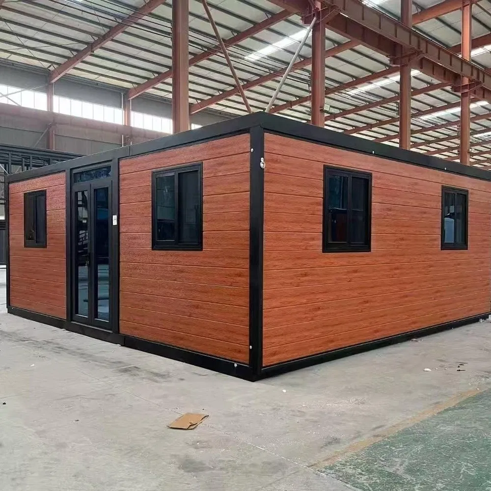 Heat Insulation Foldable Prefab Container House Convenient Single Expandable Container House