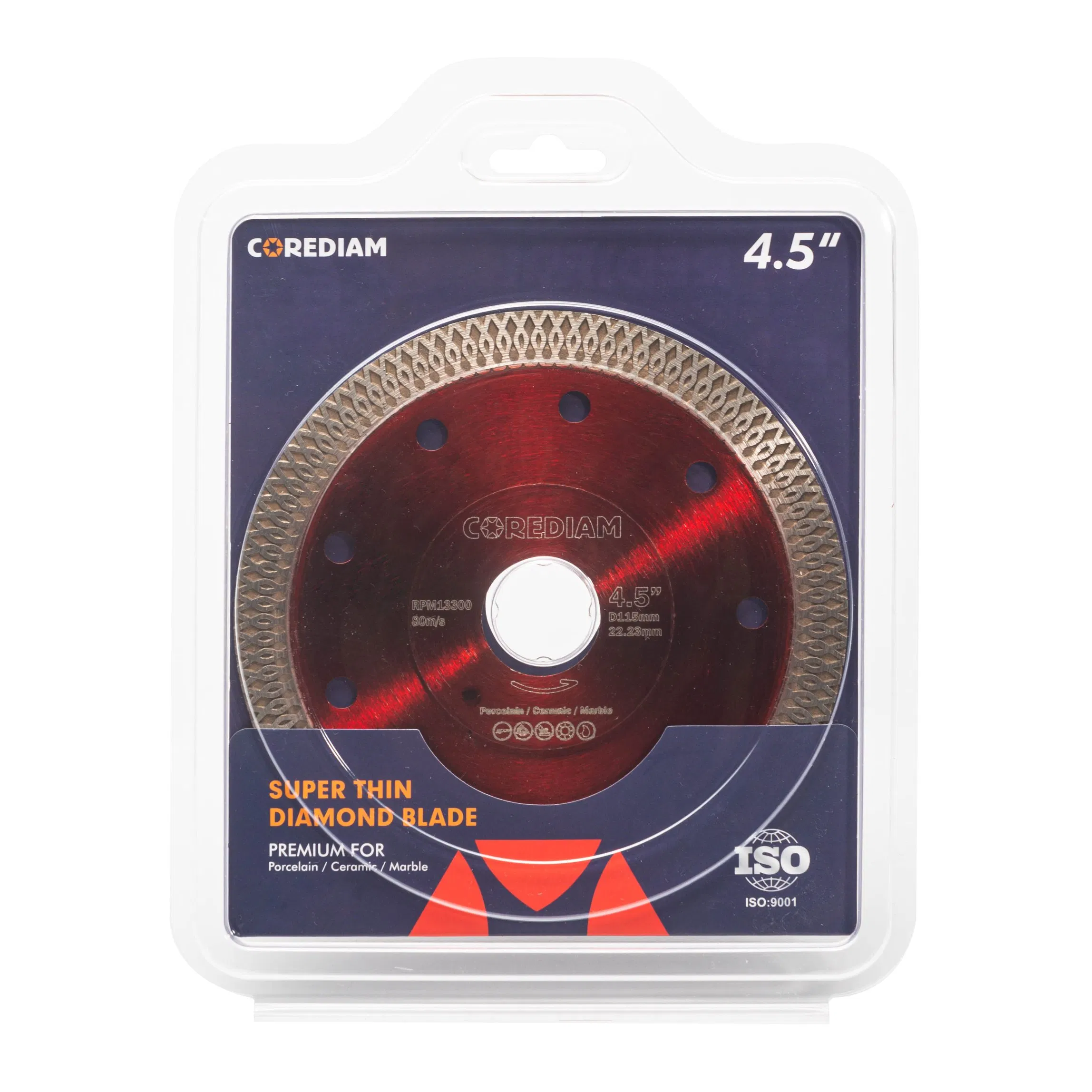 Super Thin Mesh Turbo Diamond Porcelain Saw Blade with Smooth Cutting