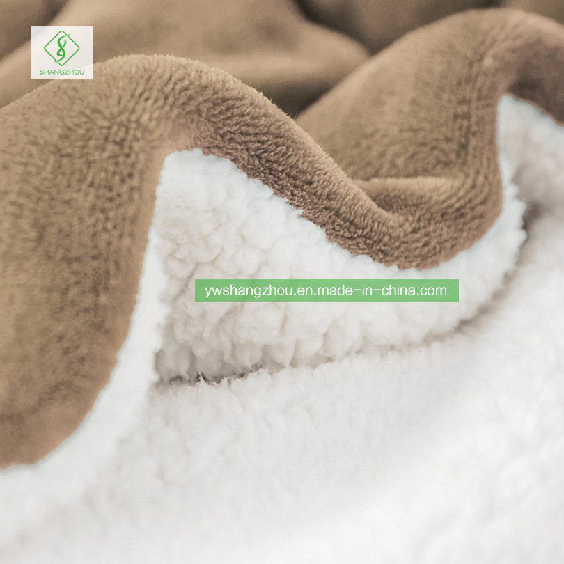 Home Textile Chalba Lamb Blanket Thickened Double-Size Winter Flannel Blanket