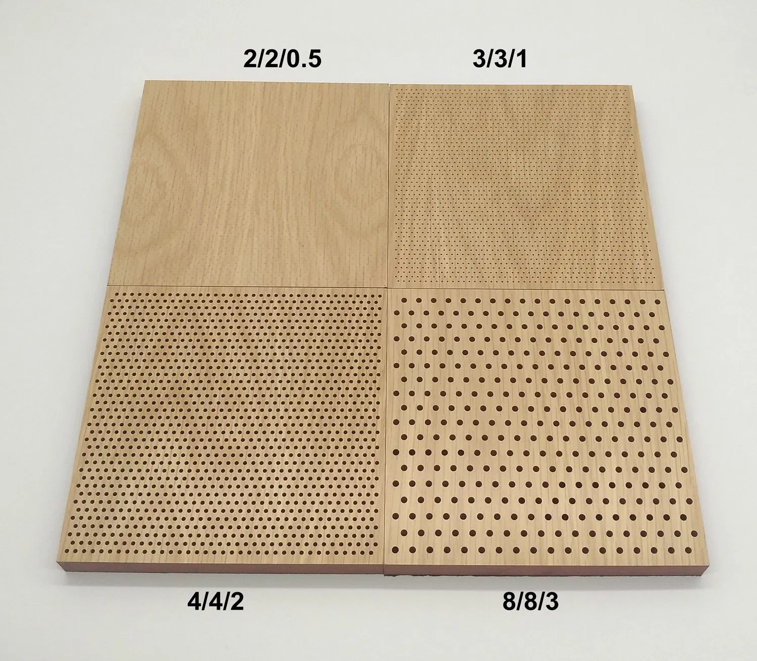 8/8/3mm Straight Perforated Acoustic Panel for Wall and Ceiling Sound Absorption Solution
