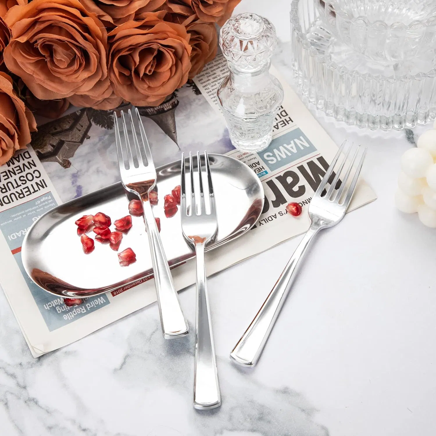 Premium Heavy Duty Plastic Forks for Elegant Events