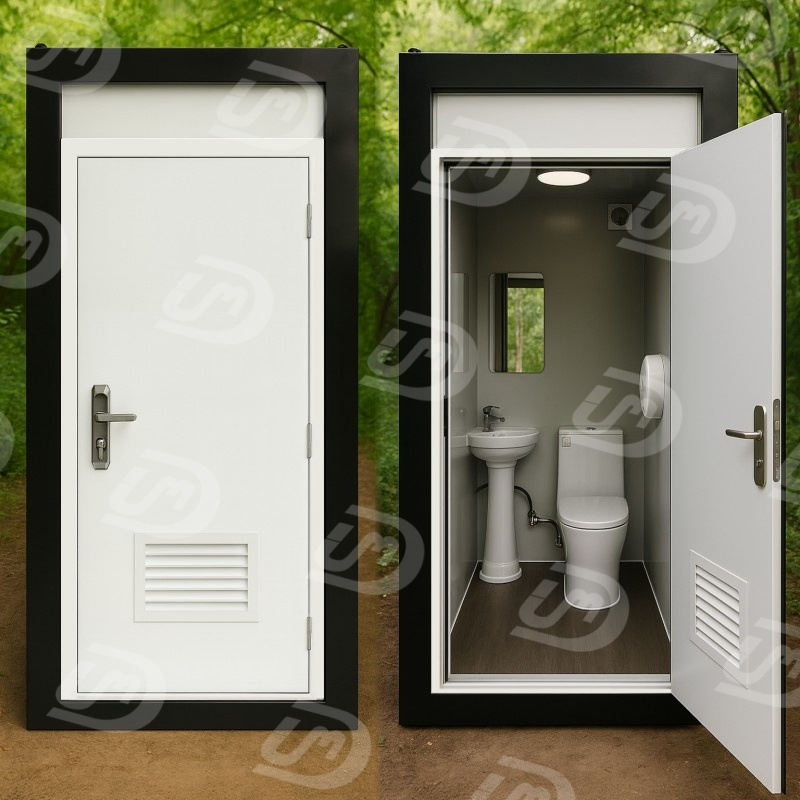 Modern Design Outdoor Portable Bathroom Convenient Prefabricated Steel Sandwich Panel Mobile Toilet