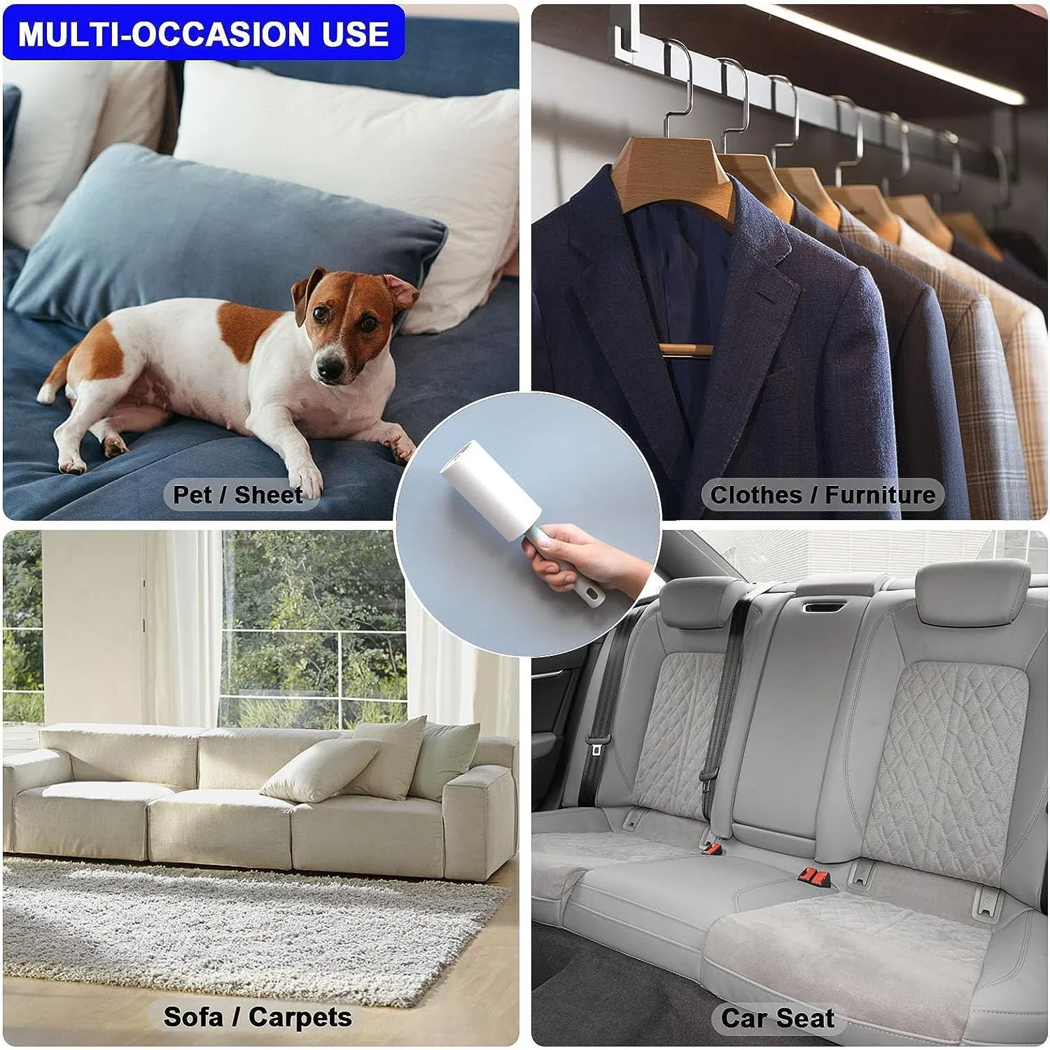 Custom Extra Sticky Lint Remover Roller for Pet Dogs and Cats Buy Clothes Cleaning Roller with Dust Dry Wiping Function