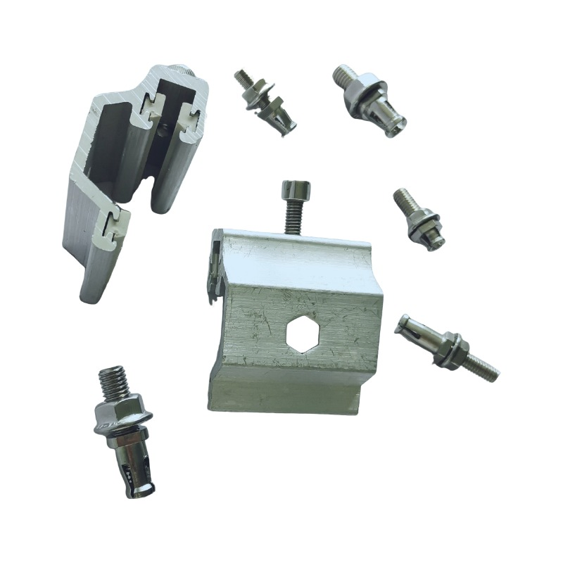 Construction Material Aluminium Clamp Wall Cladding Profile Stone Cladding Extrusion