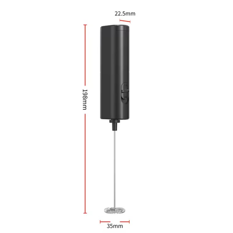 Milk Frother Handheld Battery Operated Milk Foamer Electric Mini Drink Mixer for Coffee Lattes