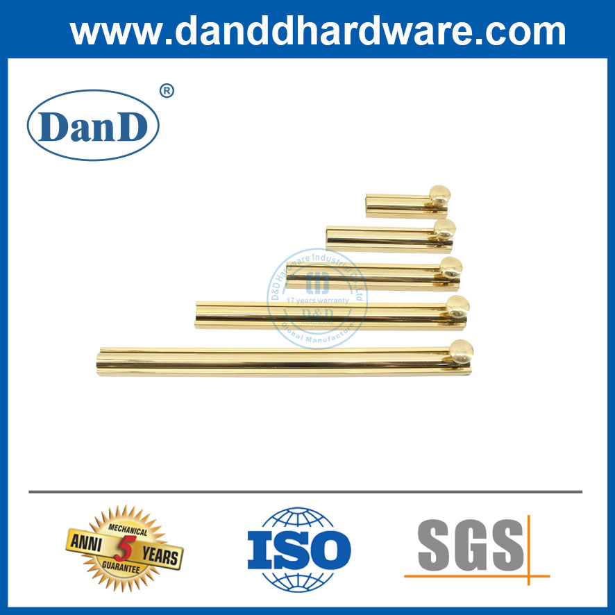 ISO Polished Brass Sliding Tower Bolt Manufacturer Hardware for Indoor