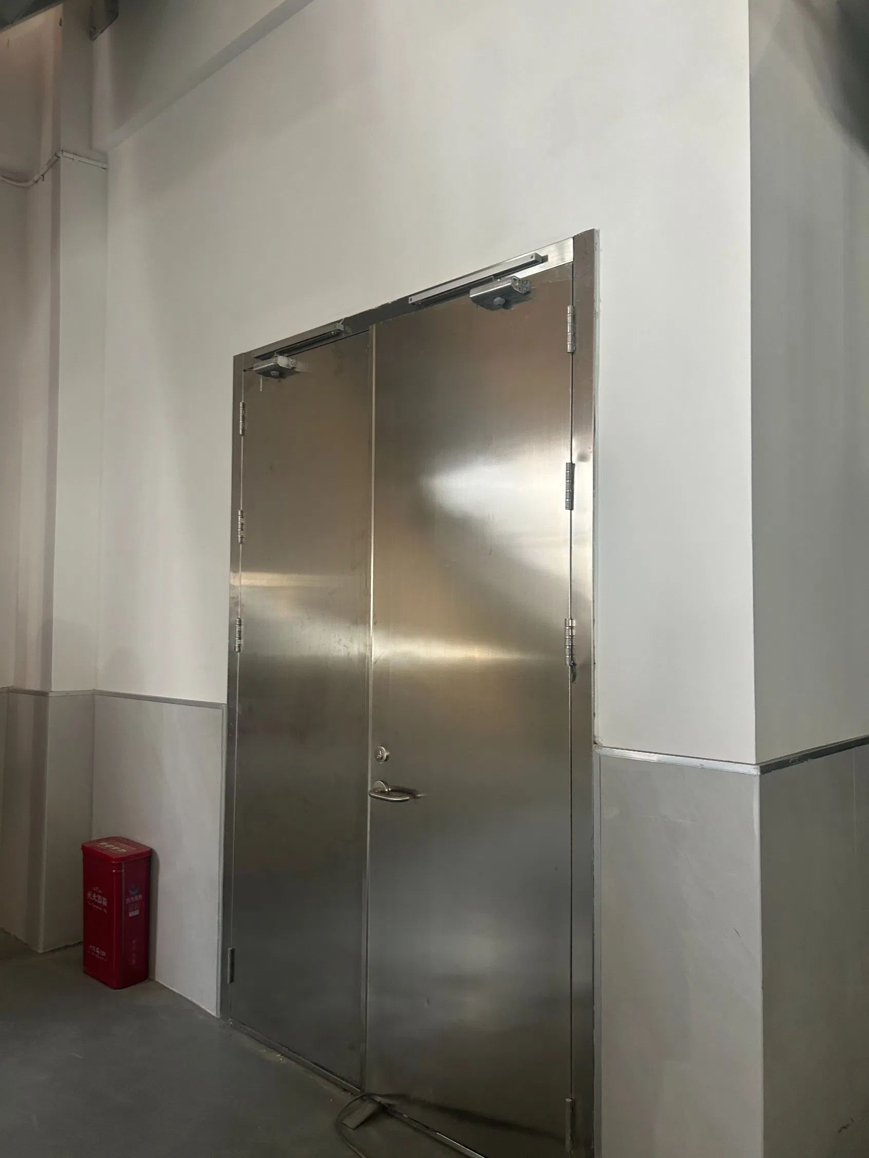 Heavy-Duty Fireproof Security Door with Premium Stainless Steel Finish