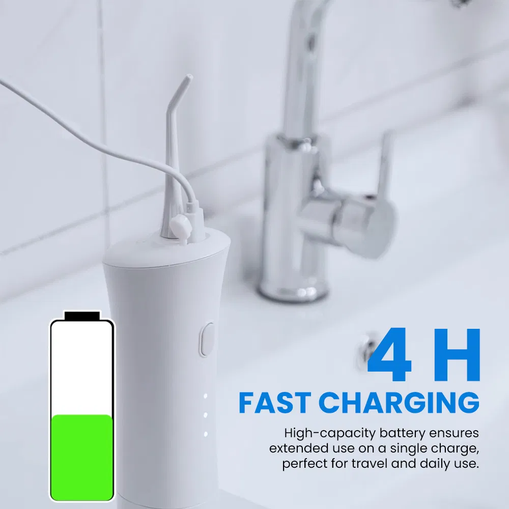 Rechargeable Oral Irrigator with Multiple Nozzles High Pressure Water Flosser Factory Supply