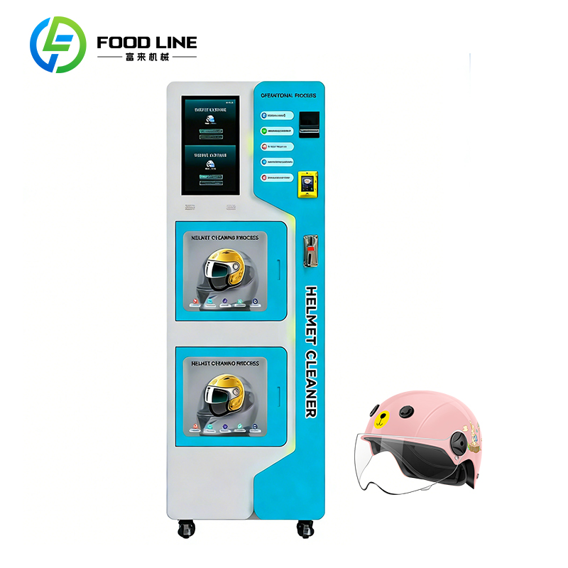 Fully Automatic Smart Self Service Commercial Helmet Cleaning Vending Machine